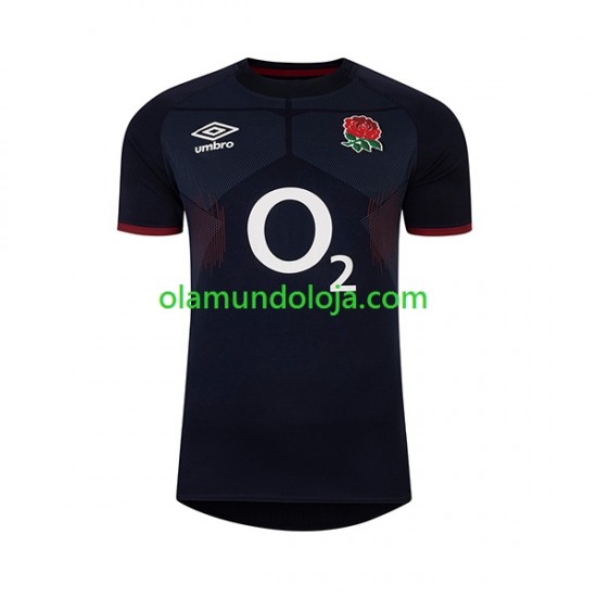 Camisola Rugby Inglaterra Homem Equipamento Segundo 2024 Manga Curta